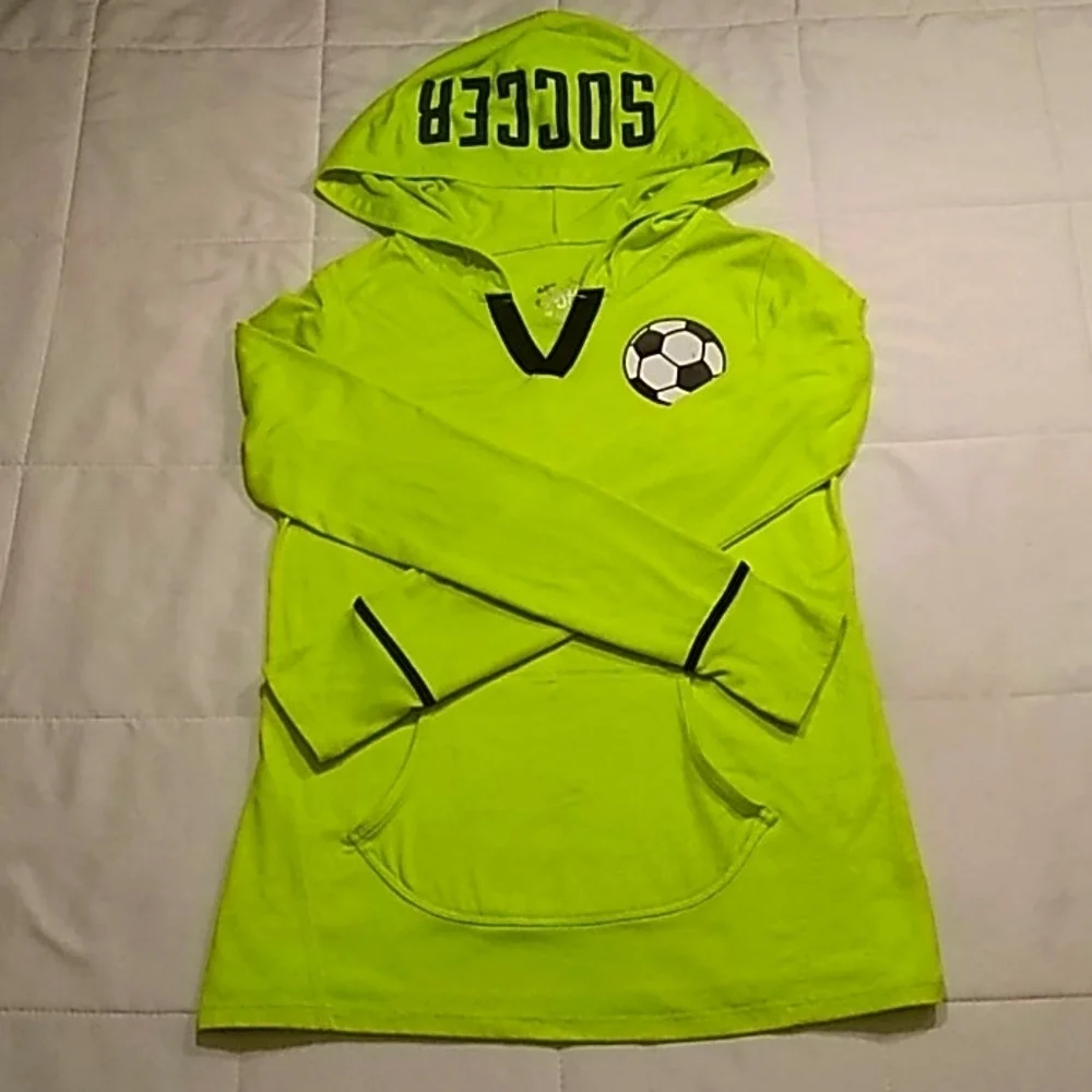 Justice Sz 8 Soccer Hoodie Jacket